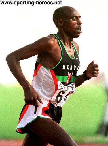 Moses Kiptanui - Kenya - A silver medal at the 1997 World Championships