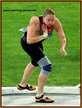 Nadine KLEINERT - Germany - 2008 Olympics Shot Put finalist.