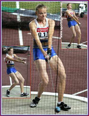 Yelena Konevtseva - Russia - 5th in the Hammer at the 2007 World Championships