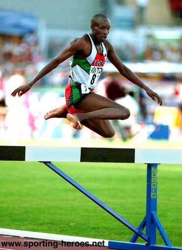 Christopher Koskei - Kenya - Steeplechase silver at 1995 World Championships.