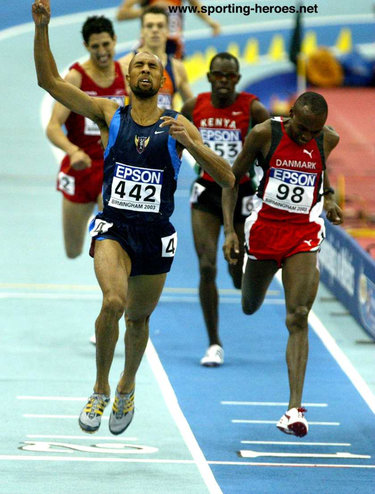 David Krummenacker - U.S.A. - 2003 World Athletics Indoor 800m Champion.