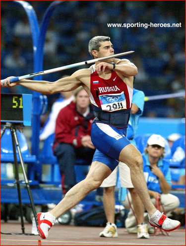 Sergey Makarov - Russia - 2004 Olympic Javelin bronze medallist.