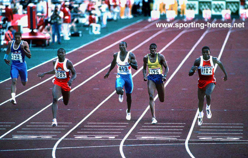 Bruno Marie-Rose - France - Le record des championnats 1986-91 (100m, 200m, 4x100m)