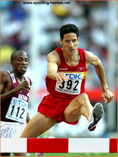 Eliseo Martin - Spain - 2003 World Champs 3000m Steeplechase bronze medal.
