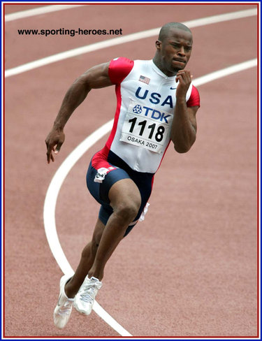 Rodney Martin - U.S.A. - 4th in the 200m at the 2007 World Championships