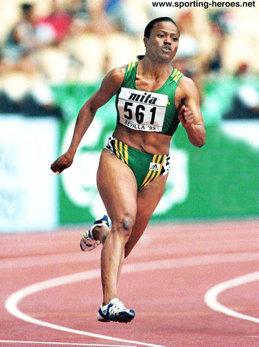 Beverly McDONALD - Jamaica - 200m silver medal at 1999 World Championships.