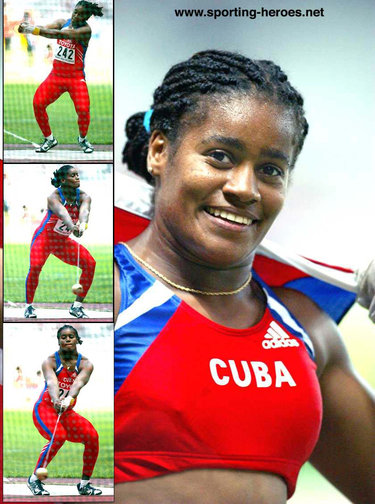 Yipsi Moreno - Cuba - 2003 World Champs Hammer Gold medal.