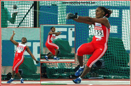 Yipsi Moreno - Cuba - 2005 World Championship Hammer Champion.
