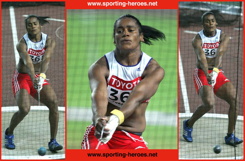 Yipsi Moreno - Cuba - 2007 World Championships Hammer silver medal.