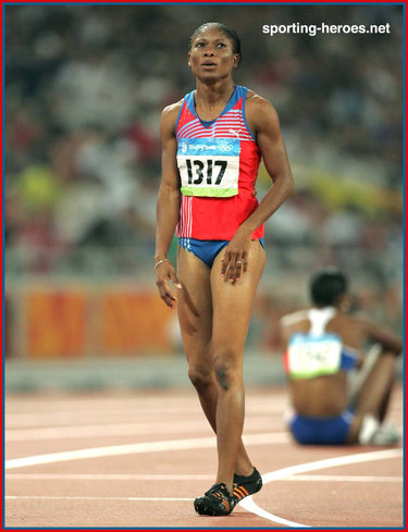 Cydonie Mothersill - Cayman Islands - Olympic Games & World Championship 200m finalist.