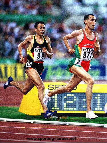 Mohammed Mourhit - Belgium - 5000m bronze at 1999 World Championships.