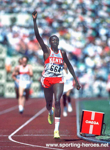 John Ngugi - Kenya - 1988 Olympic Games 5000m Champion.