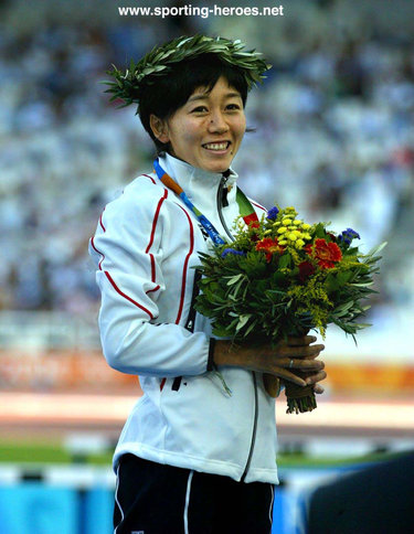 Mizuki Noguchi - Japan - 2004 Olympic Games Marathon Champion.