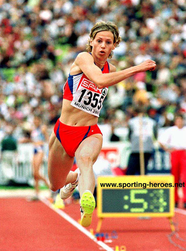 Yelena Oleynikova - Russia - Triple Jump bronze at 2002 European Championships.