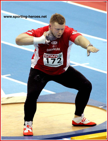 Joachim Olsen - Denmark - Shot Put Olympic Games  & European silver medals.