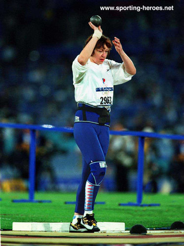 Larisa Peleshenko - Russia - Shot Put silver at 2000 Olympic Games.