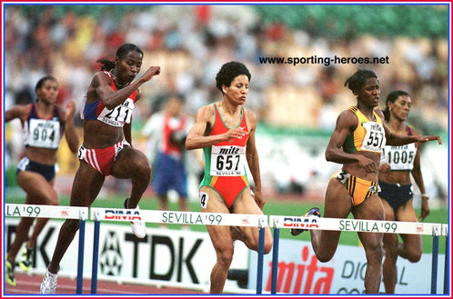 Daimi Pernia - Cuba - 1999 World 400m Hurdles Champion.
