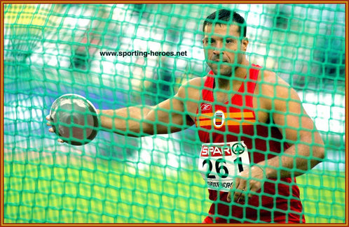 Mario Pestano - Spain - International athletics career in the discus.