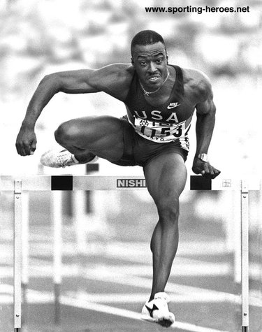 Jack Pierce - U.S.A. - 110m hurdles medals at Olympics and World Champs.