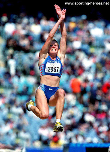 Yelena Prokhorova - Russia - 2001 Heptathlon World Champion.