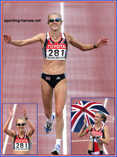 Paula Radcliffe - Great Britain & N.I. - 2005 World Championships Marathon Gold medal.
