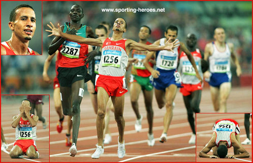 Rashid Ramzi - Bahrain - Double World Champion 1500m champion.