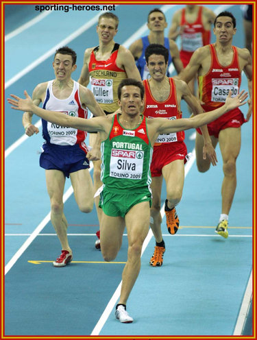 Diego Ruiz - Spain - 2009 European Indoor Championships 1500m silver medal.