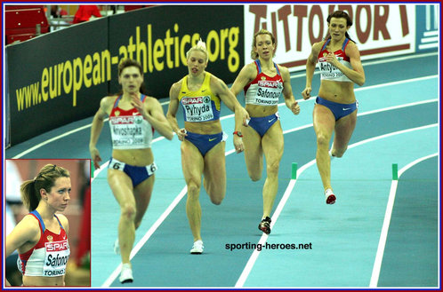 Darya Safonova - Russia - 2009 European Indoor Champs 400m bronze medal