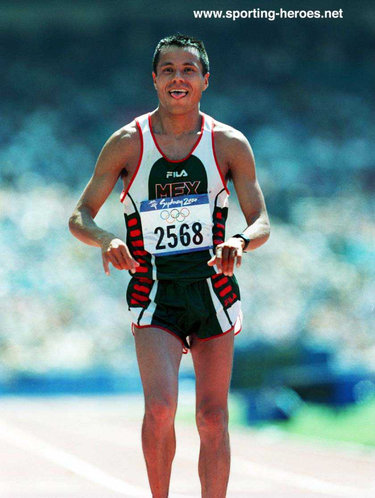 Joel Sanchez - Mexico - 50km Walk bronze medal at 2000 Olympic Games.