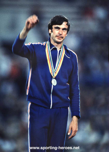 Viktor Saneyev - U.S.S.R. - Three Olympic Games Triple Jump Gold medals.