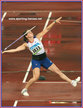 Goldie SAYERS - Great Britain & N.I. - Bronze medal in the Javelin at the 2008 Olympics.