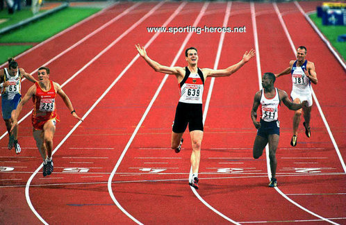 Ingo Schultz - Germany - 2002 European 400m Champion & 2001 World Championship medal.