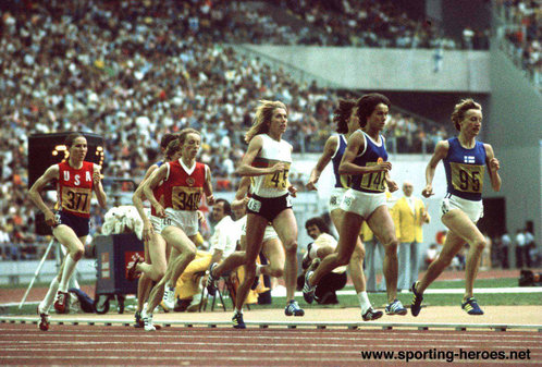 Nikolina Shtereva - Bulgaria - 1976 Olympics 800m silver medal.