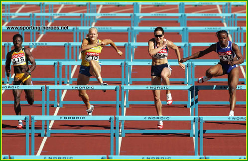 Margaret Simpson - Ghana - 2005 World Champs Heptathlon bronze medal.