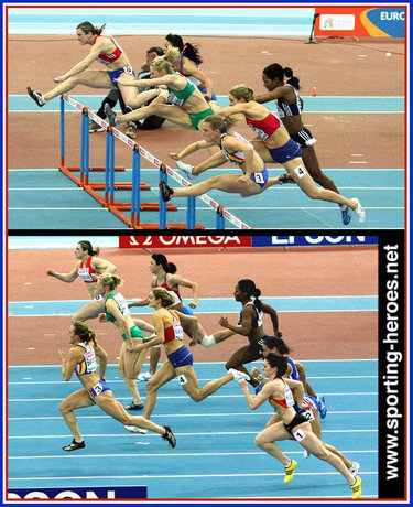 Lucie Skrobakova - Czech Republic - 2009 European Indoor Champs 60m Hurdles silver medal