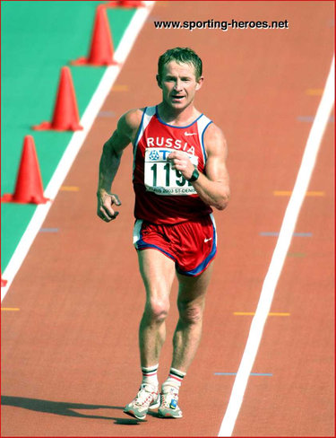 German Skurygin - Russia - 2003 World Champs 50km Walk silver medal.