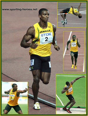 Maurice Smith - Jamaica - 2007 World Championships Decathlon silver medal.
