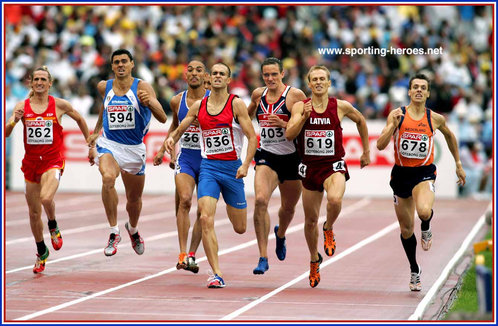 Bram Som - 2006 Euroropean Championship 800m Gold medal