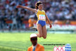 Anisoara STANCIU - Romania - Long Jump Gold at Los Angeles Olympic Games.