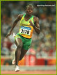 Kerron STEWART - Jamaica - 2008 Olympic Games  200m & 100m medals.
