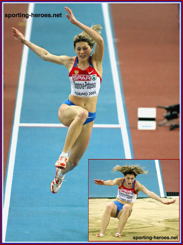 Anastasiya Taranova-Potapova - Russia - 2009 European Indoors Triple Jump Champion.