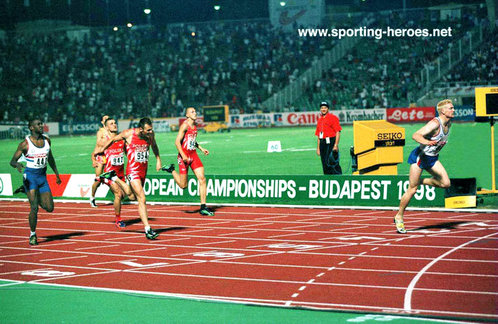 Iwan Thomas - Great Britain & N.I. - European & Commonwealth 400 metres Champion.