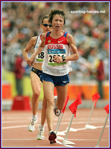 Irina Timofeyeva - Russia - 7th in the Marathon at the 2008 Olympic Games.