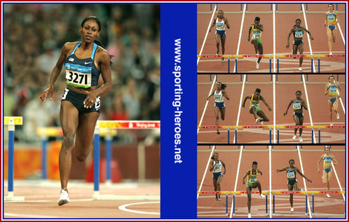 Sheena Tosta - U.S.A. - 2008 Olympic Games 400m Hurdles silver medal