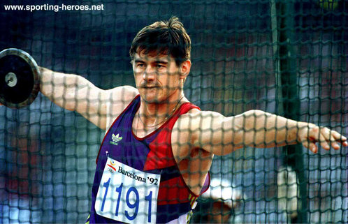 Romas Ubartas - Lithuania - Championship Record 1986-1992 (Discus)