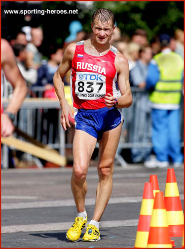 Aleksey Voyevodin - Russia - Silver medals at World & European 50km race walks.