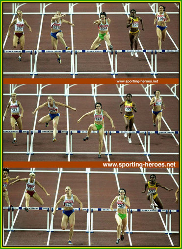 Nickiesha Wilson - Jamaica - 4th in the 400m Hurdles at 2007 World Championship.