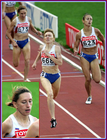 Olga Yegorova - Russia - 5000m World Champion in 2001. 1500m silver in 2005.