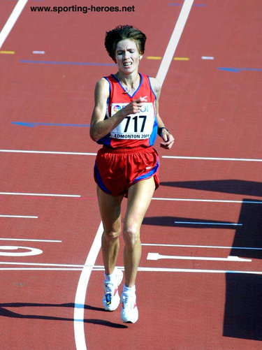 Svetlana Zakharova - Russia - Marathon bronze at 2001 World Championships.