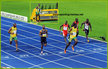 Usain BOLT - Jamaica - 2009 World 100m Champion in World Record.